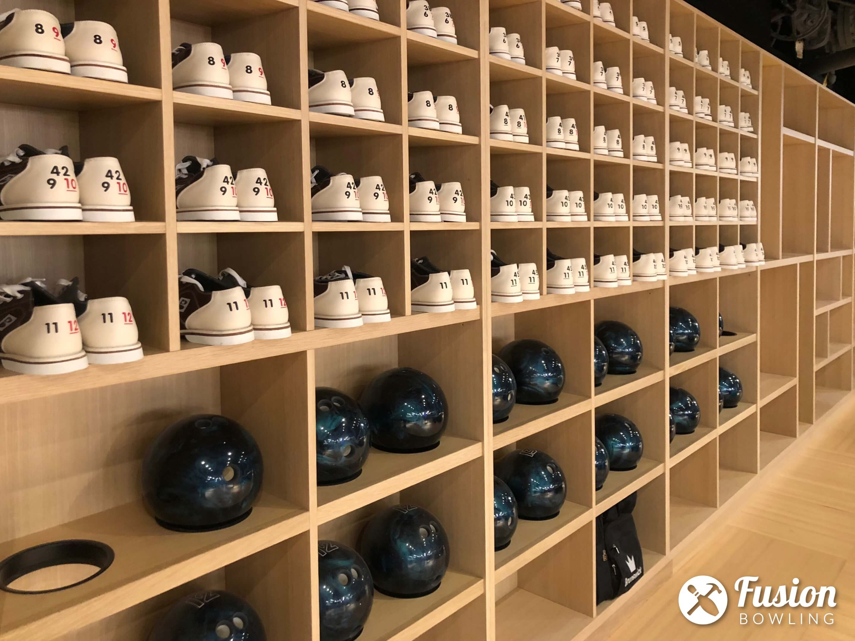 Storage Ideas for Home Bowling Alley Balls & Shoes